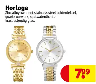 Kruidvat Horloge aanbieding