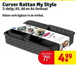 Kruidvat Curver Rattan My Style aanbieding