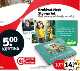 Kruidvat storyprint boekje 11 x 11 cm aanbieding