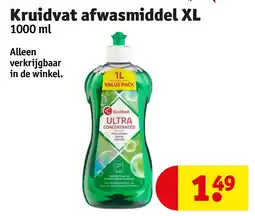 Kruidvat Kruidvat afwasmiddel XL aanbieding