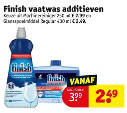 Kruidvat Finish vaatwas additieven aanbieding