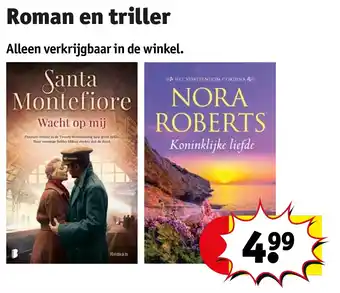 Kruidvat Roman en triller aanbieding