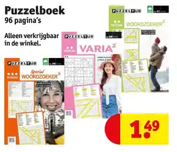 Kruidvat Puzzelboek aanbieding