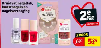 Kruidvat Kruidvat nagellak, kunstnagels en nagelverzorging aanbieding