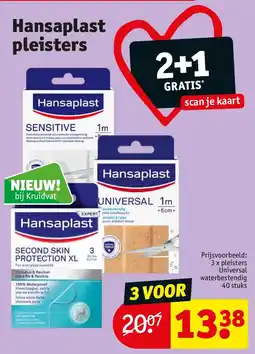 Kruidvat Hansaplast pleisters aanbieding