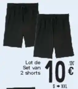 Cora Lot de Set van 2 shorts aanbieding