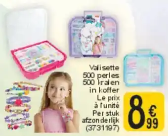 Cora Valisette 500 perles 500 kralen in koffer aanbieding