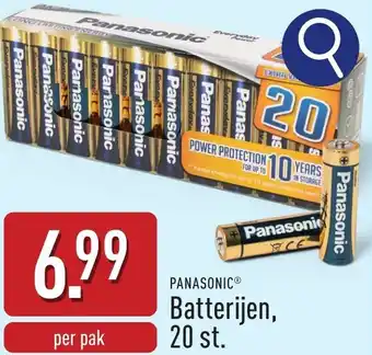 ALDI Panasonic batterijen aanbieding