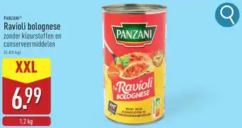 ALDI Panzani ravioli bolognese aanbieding