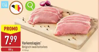 ALDI Varkenslapjes aanbieding