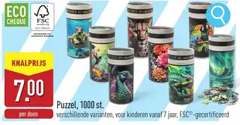 ALDI Puzzel, 1000 st. aanbieding