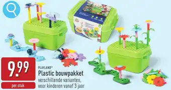 ALDI Playland plastic bouwpakket aanbieding