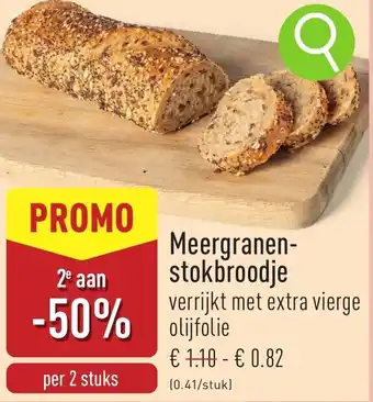 ALDI Meergranen stokbroodje aanbieding