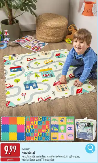 ALDI Playland puzzelmat aanbieding