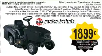 Cora Elem Garden Technic Rider Thermique aanbieding