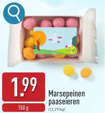 ALDI Marsepeinen paaseieren aanbieding