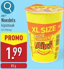 ALDI Aïki noedels kipsmaak aanbieding