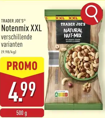 ALDI Trader joe's notenmix XXL aanbieding