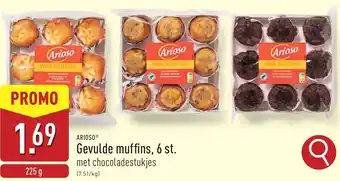 ALDI Arioso gevulde muffins aanbieding