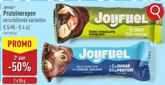 ALDI Joyfuel proteïnerepen aanbieding