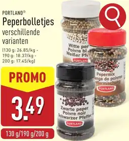 ALDI Portland peperbolletjes aanbieding