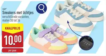 ALDI L&D Sneakers met lichtjes aanbieding