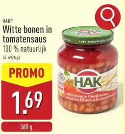 ALDI НАК Witte bonen in tomatensaus aanbieding