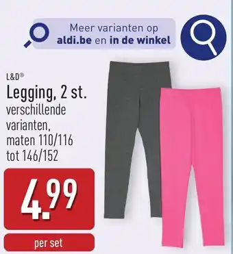 ALDI L&D Legging aanbieding