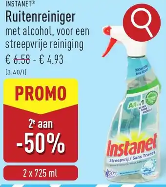 ALDI Instanet ruitenreiniger aanbieding