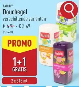 ALDI Tahiti douchegel aanbieding