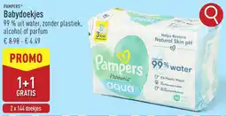 ALDI Pampers babydoekjes aanbieding