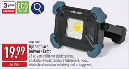 ALDI Workzone oplaadbare ledwerklamp aanbieding