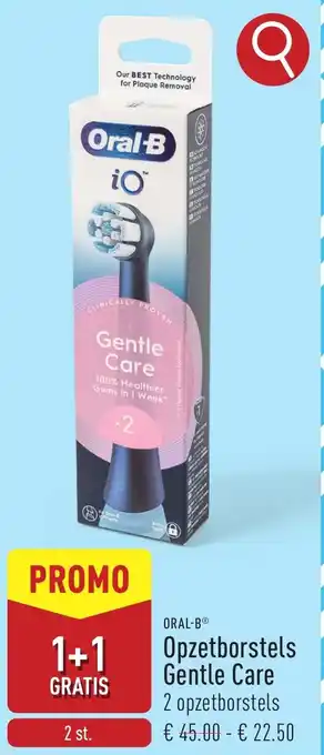 ALDI Oral-B Opzetborstels Gentle Care aanbieding