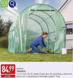 ALDI Gardenline tuinserre aanbieding