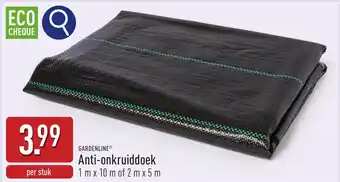 ALDI Gardenline anti onkruiddoek aanbieding