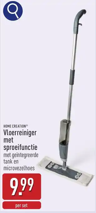 ALDI Home creation vloerreiniger met sproeifunctie aanbieding