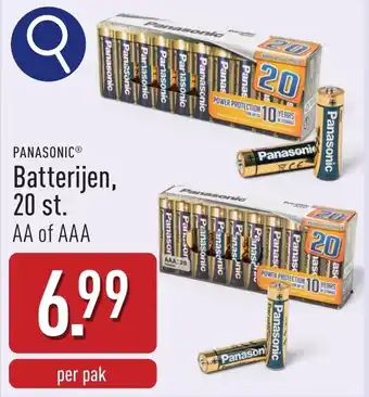 ALDI Panasonic batterijen aanbieding