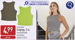 ALDI Up2fashion croptop aanbieding