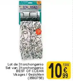 Cora Achongen Set van 3 Torchongenio Best of Clean aanbieding