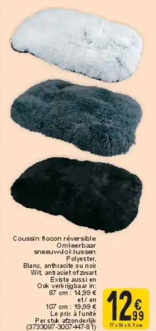 Cora Coussin flocon réversible Omkeerbaar aanbieding