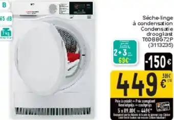 Cora AEG Sèche-linge à condensation aanbieding