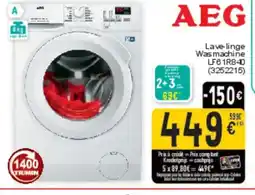 Cora AEG Lave-linge Was machine LF61R840 aanbieding