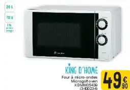 Cora King d'home four à micro-ondes KDMW05439 aanbieding