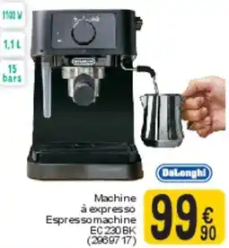 Cora DeLonghi Machine à expresso EC230 BK aanbieding