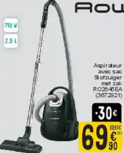 Cora Rowenta Aspirateur avec sac RO2645EA aanbieding