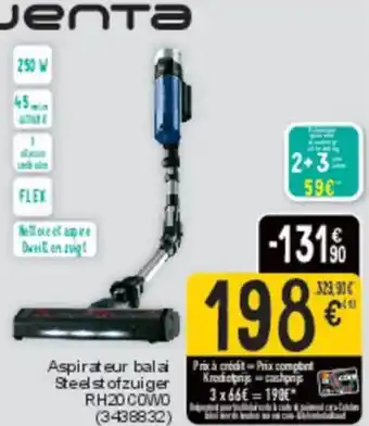 Cora Rowenta Aspirateur balai RH20 COWO aanbieding