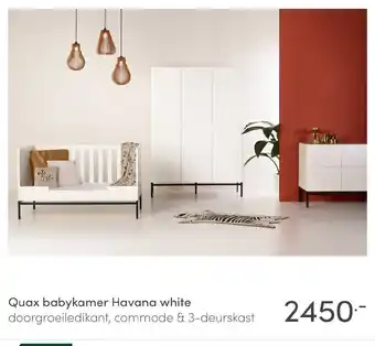 Baby & Tiener Quax babykamer Havana white aanbieding
