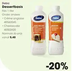 Hanos Debic Dessertbasis aanbieding