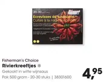 Hanos Fisherman's choice rivierkreeftjes aanbieding