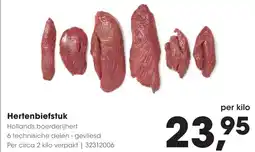 Hanos Hertenbiefstuk aanbieding